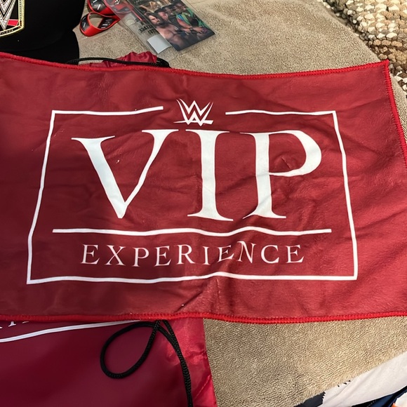 WWE Summerslam Heatwave Tour VIP swag bag hat picture autographs lanyard towel - Picture 7 of 12